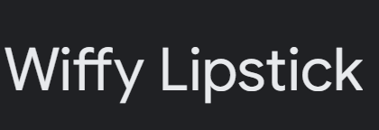 Wiffy Lipstick Image