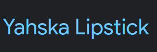 Yahska Lipstick Image