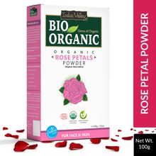 Indus Valley Bio Organic Rose Petals Powder For Skin Care Image