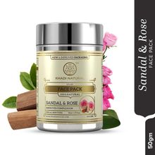 Khadi Natural Sandal And Rose Herbal Face Pack Removes Dead Skin Image