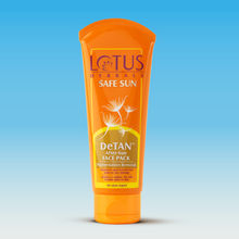 Lotus Herbals Safe Sun Detan After-Sun Face Pack Image