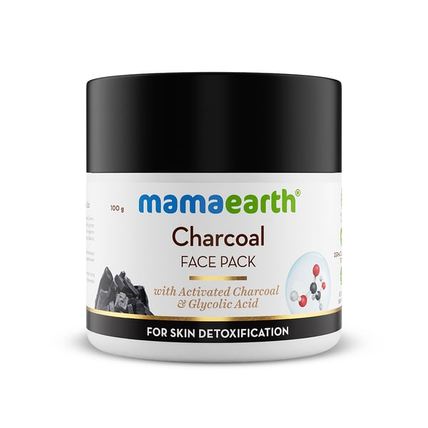 Mamaearth Charcoal Face Pack With Charcoal And Glycolic Acid Image