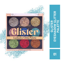 Half N Half Glister Eyeshadow Glitter Shimmer Palette Image