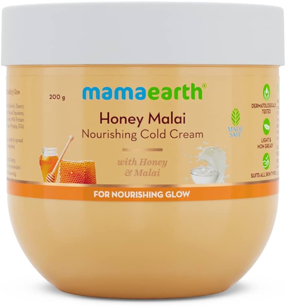 Mamaearth Honey Malai Cold Cream With Honey And Malai Image