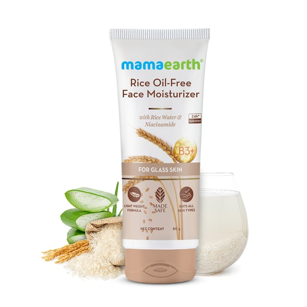 Mamaearth Rice Oil-Free Face Moisturizer Image