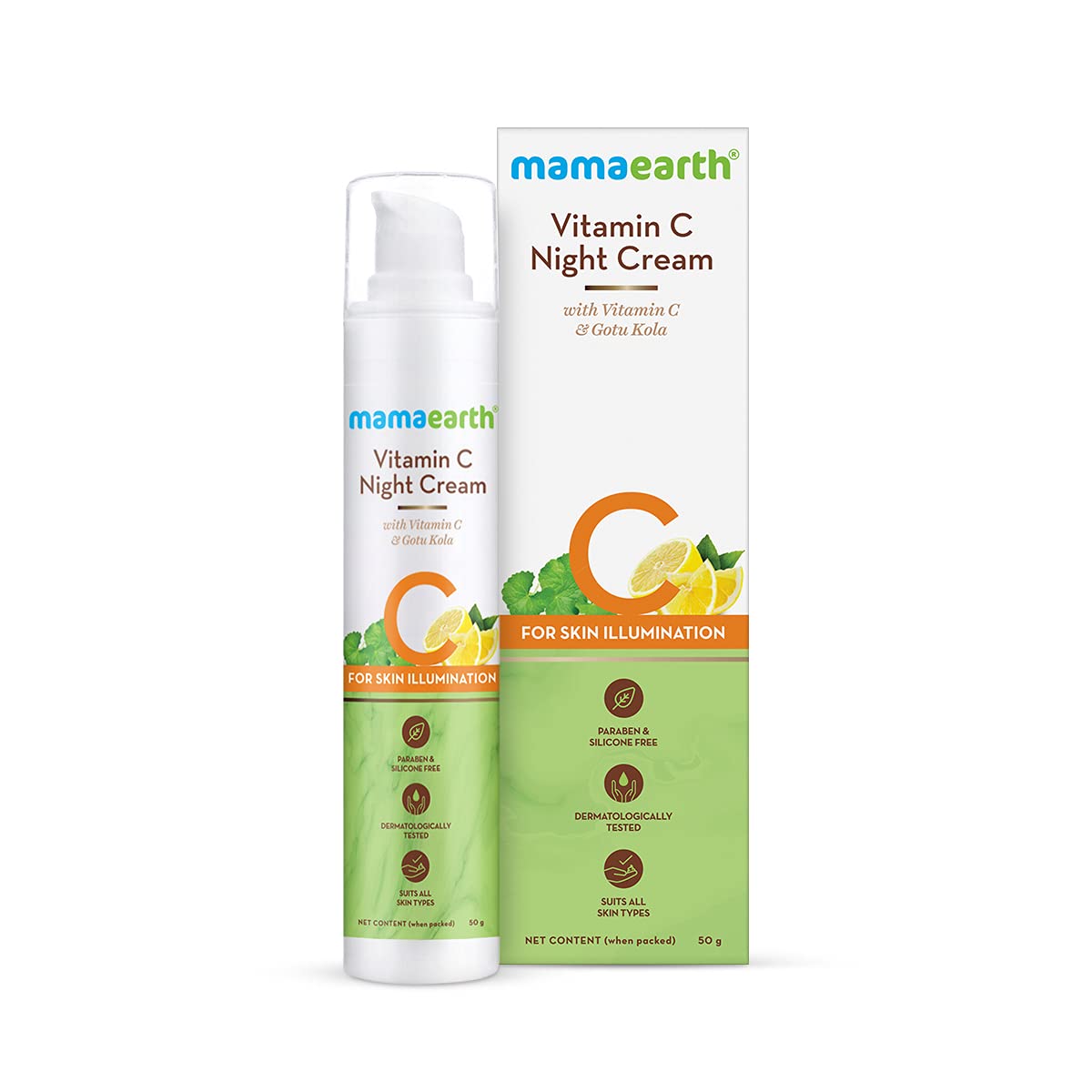 Mamaearth Vitamin C Night Cream For Women Image