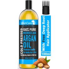 Wishcare Pure Cold Pressed And Natural Moroccan Argan Oil Image