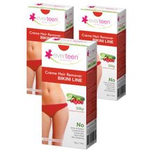 Everteen Cranberry And Cucumber Bikini Line Hair Remover Cream Image