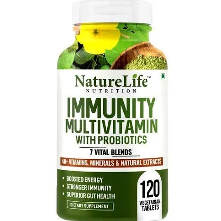 Nature Life Nutrition Immunity Multivitamins With Probiotics Supplement Image