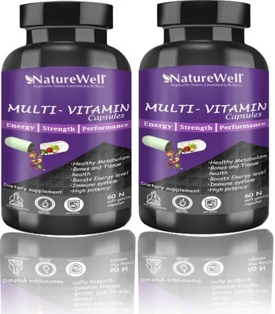 Naturewell Organics Premium Multivitamin Capsule Image