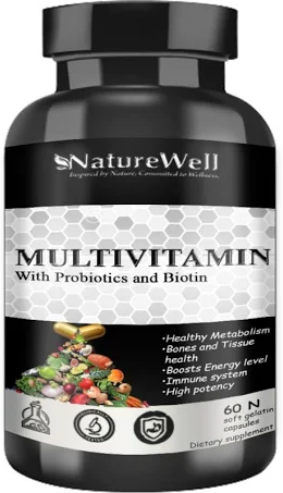 Naturewell Organics Ultra Multivitamin and Multivitamin Supplement Image