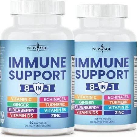 New Age 8 In 1 Immune Support Booster Supplement Image