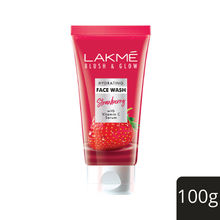 Lakme Blush And Glow Hydrating Strawberry Face Wash Image