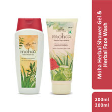 Moha Herbal Shower Gel + Herbal Face Wash Image