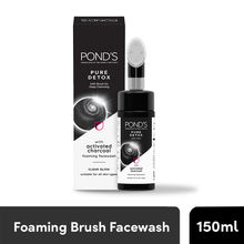 Ponds Pure Detox Foaming Brush Face Wash For Clear Glow Image