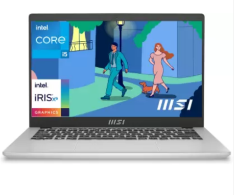 MSI Core i5 12th Gen Modern 14 C12M-439IN Thin and Light Laptop Image