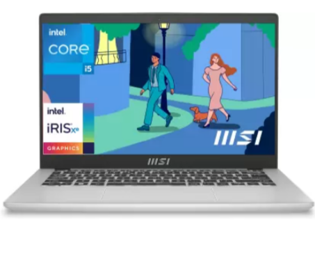 MSI Core i5 12th Gen Modern 14 C12M-440IN Thin and Light Laptop Image