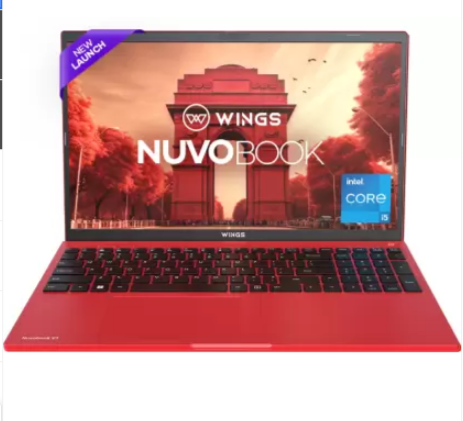 Wings Nuvobook V1 Core i5 11th Gen WL-Nuvobook V1-RED Thin and Light Laptop Image