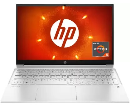 HP Pavilion AMD Ryzen 5 Hexa Core 15-EH1047AU Thin and Light Laptop Image