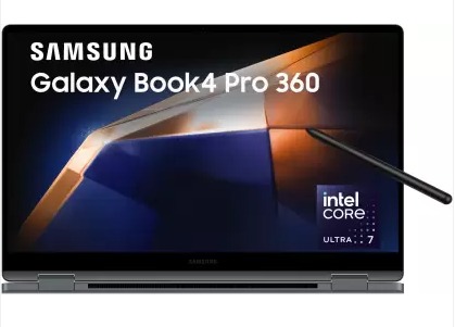 Samsung Galaxy Book4 Pro 360 Core Ultra 7 NP960QGK-KG2 Laptop Image