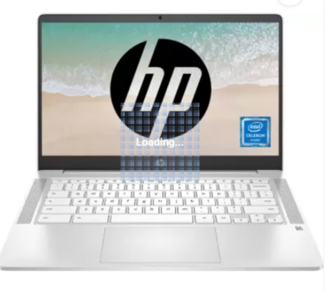 HP Chromebook Intel Celeron Dual Core 14A-CA0505TU Thin and Light Laptop Image