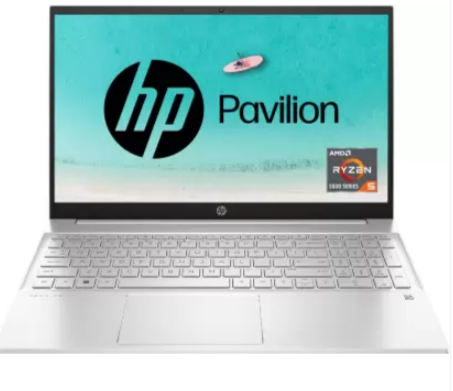 HP Pavilion AMD Ryzen 5 Hexa Core 15-EH2024AU Thin and Light Laptop Image