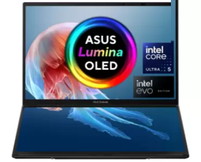 ASUS Zenbook Duo OLED Intel Core Ultra 7 UX8406MA-QL761WS Dual Screen Laptop Image