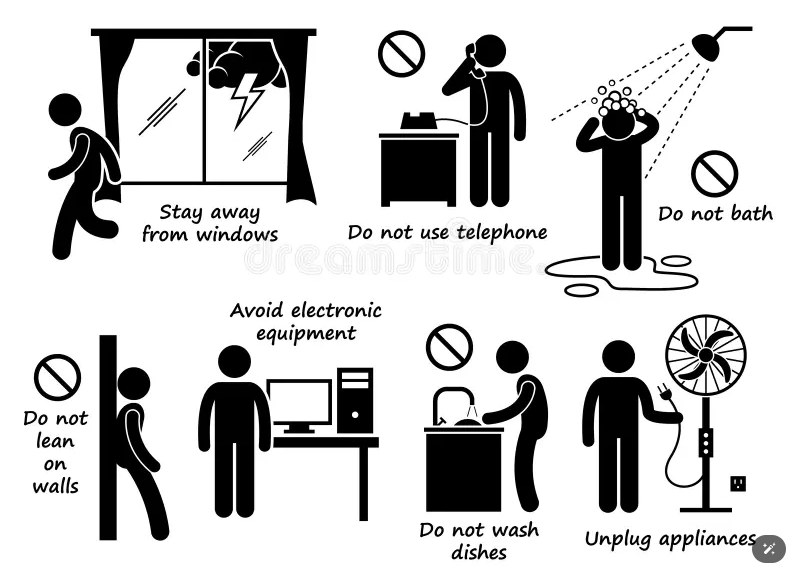 Lightning Safety Tips Image