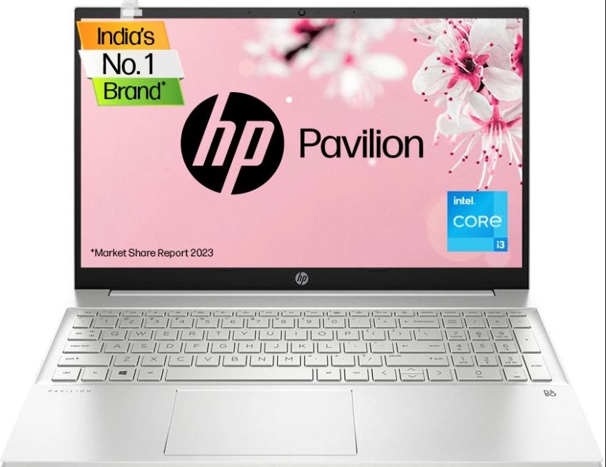 HP Pavilion 15 Intel Core i3 12th Gen 15-EG2017TU Thin and Light Laptop Image