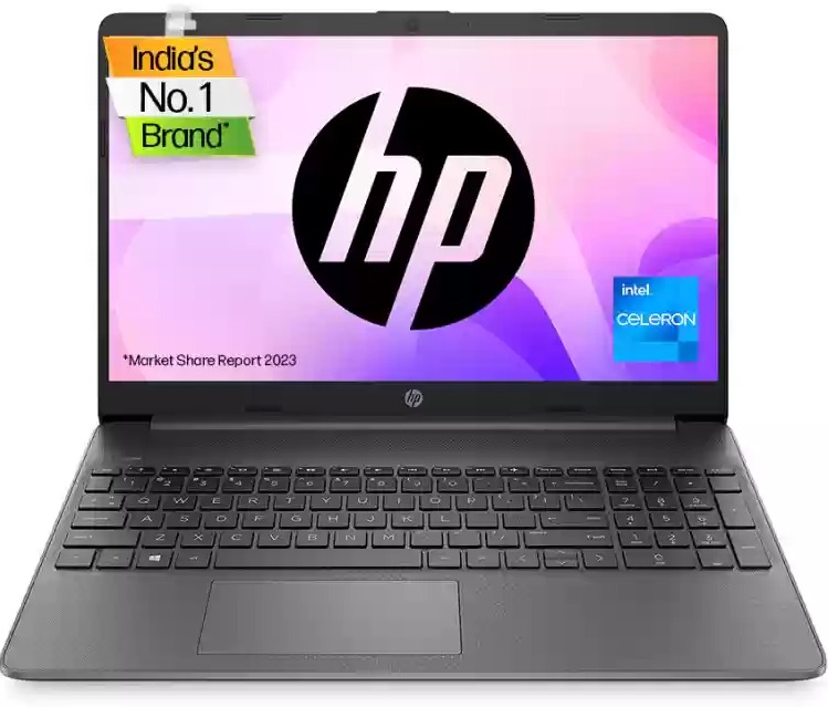 HP Intel Celeron Dual Core 15S-FQ3066TU Thin and Light Laptop Image