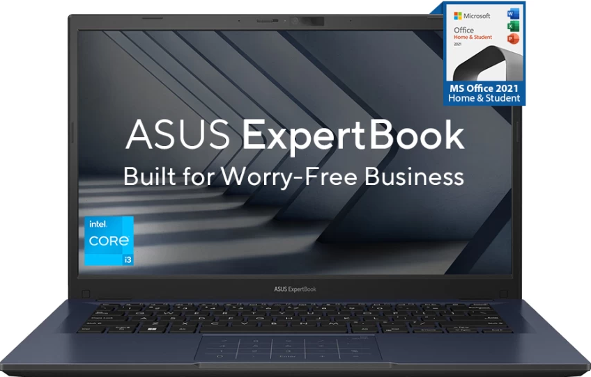 Asus ExpertBook B14 Intel Core i3 12th Gen B1402CBA-NK1494WS Thin and Light Laptop Image