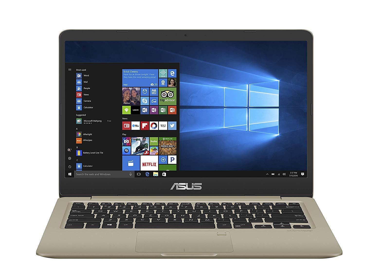 Asus Vivobook 14 AMD APU Quad Core A12 A12-9720P X411QA-EK002T Thin and Light Laptop Image