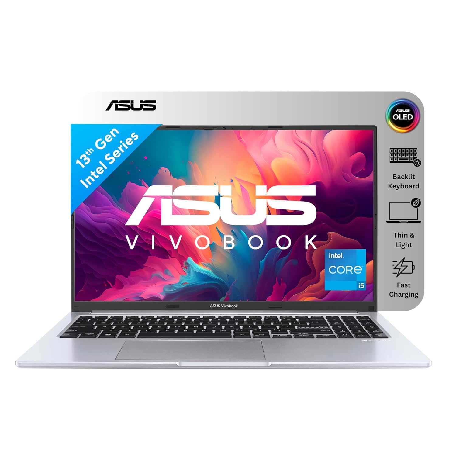 Asus Vivobook 15 H-Series Intel Core i5 13th Gen X1505VA-LK542WS Thin and Light Laptop Image