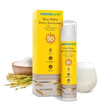 Mamaearth Rice Water Dewy Sunscreen Image