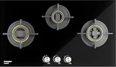 Crompton SensoSafe 78 cm 3 Burners Built-in Gas Hob Image