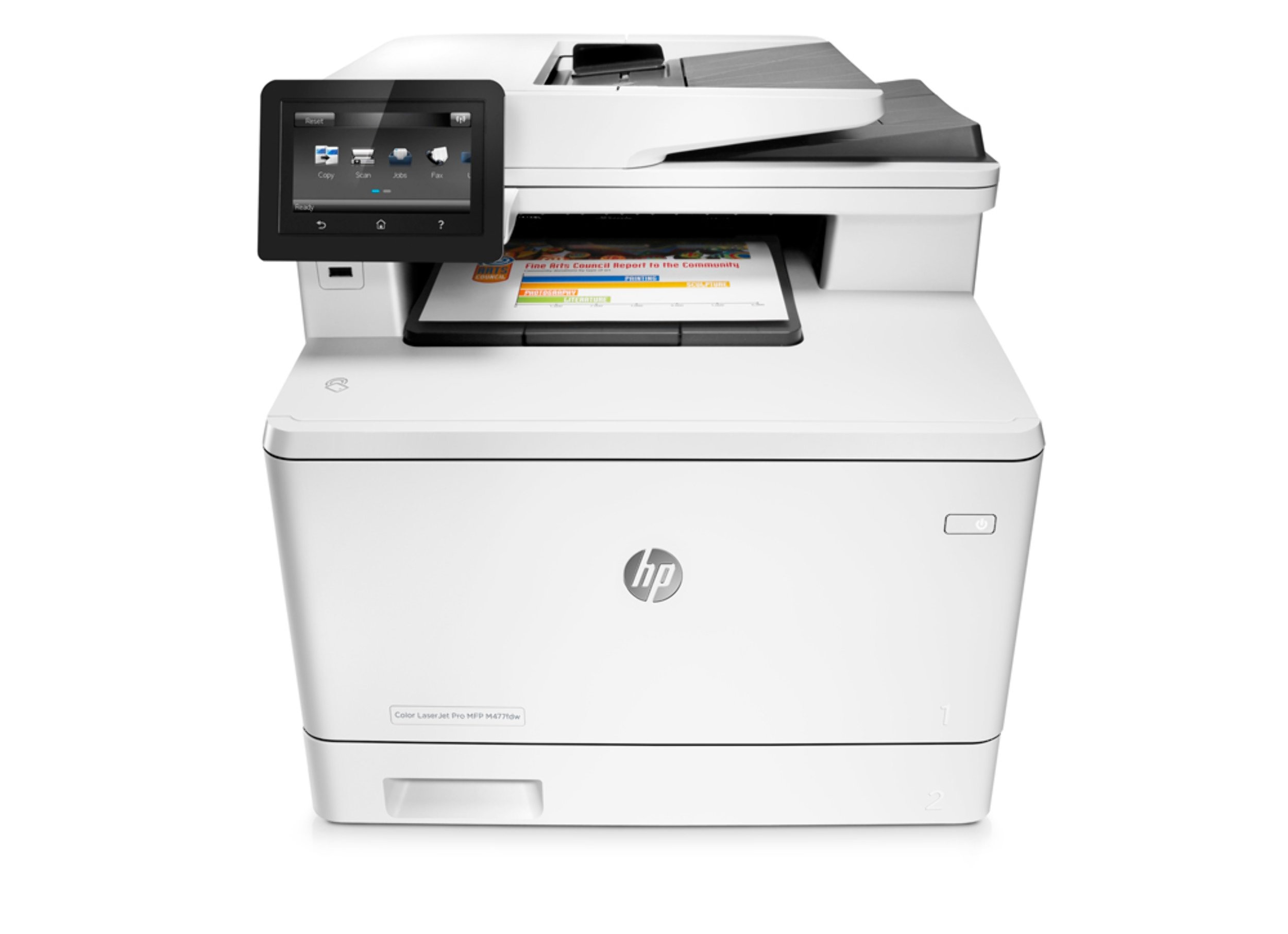 HP Color Laserjet Pro MFP M477FDW Laser Multi Function Color Printer Image