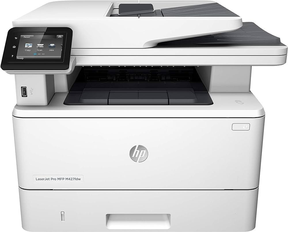 HP LaserJet Pro MFP M427FDW Laser Multi Function Monochrome Printer Image