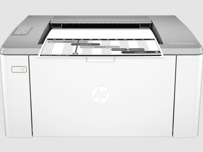 HP LaserJet Ultra M106W Laser Single Function Monochrome Printer Image