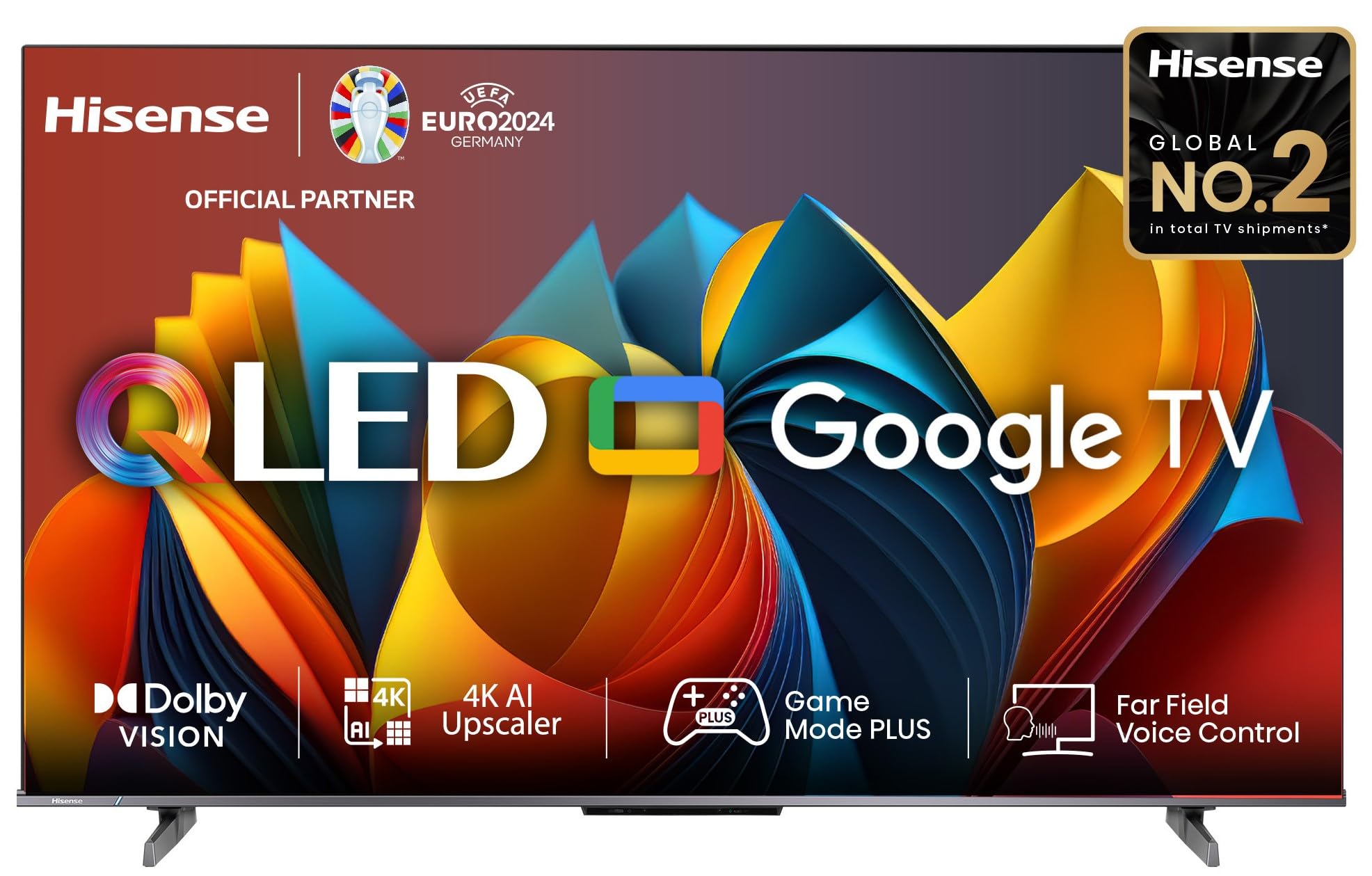 Hisense 108cm (43) 4K Ultra HD Smart Google TV 43E68N Image