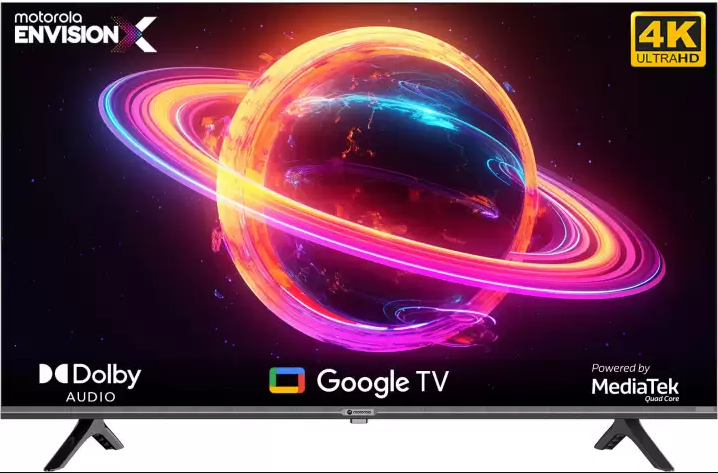 Motorola EnvisionX 109cm (43) 4K Ultra HD LED Smart Google TV 43UHDGDMBSXP Image