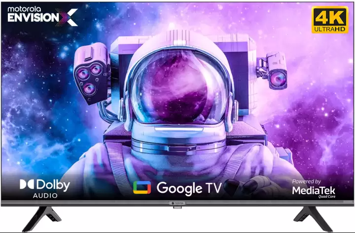 Motorola EnvisionX 127cm (50) 4K Ultra HD LED Smart Google TV 50UHDGDMBSXP Image