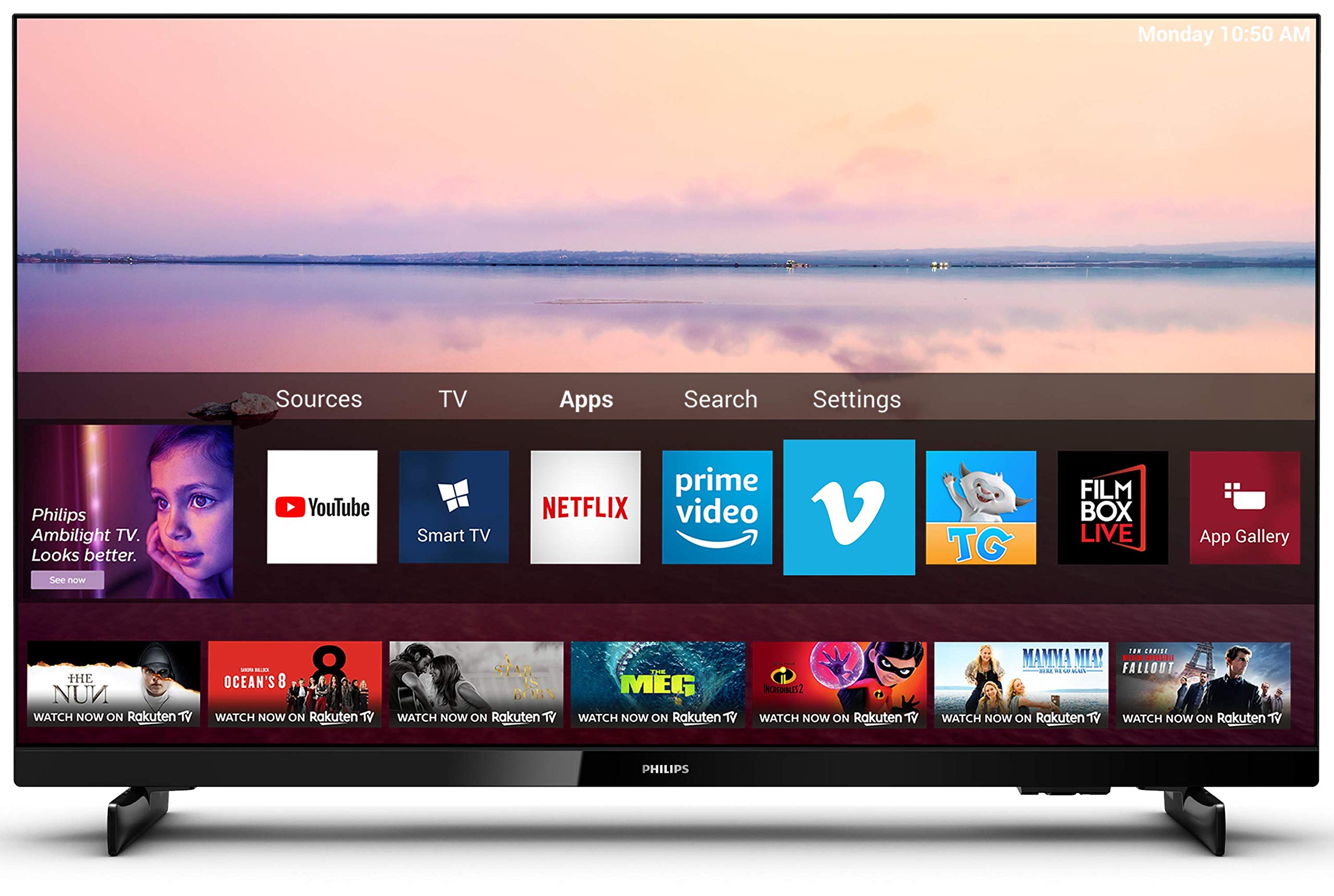 Philips 6800 Series 108cm (43) Full HD LED Smart Linux based TV 43PFT6815 Image