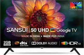 Sansui 127cm (50) 4K Ultra HD LED Smart Google TV JSW50GSUHD Image