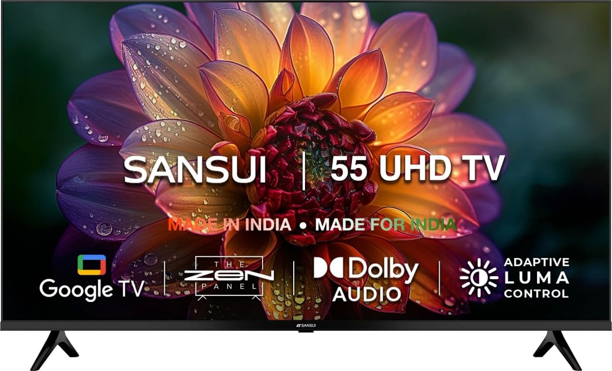 Sansui 140cm (55) 4K Ultra HD LED Smart Google TV JSWG55GSUHD Image