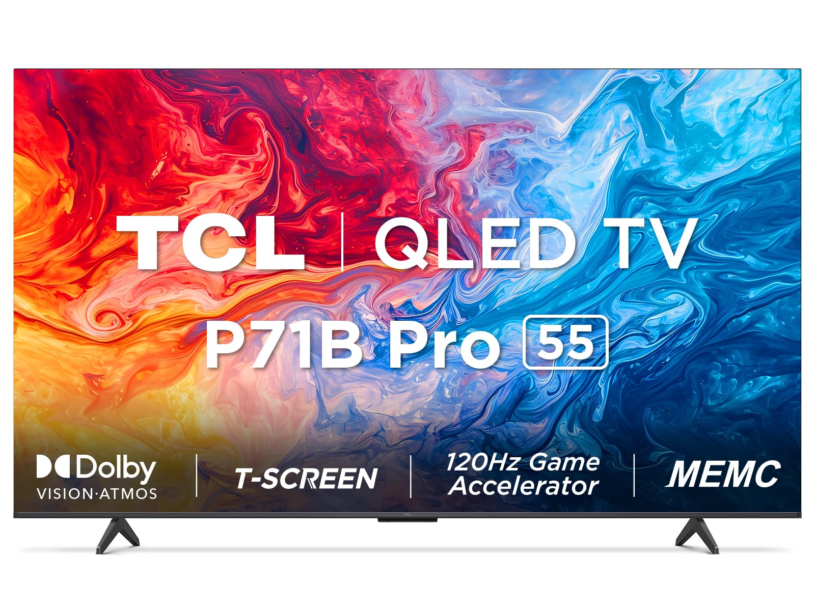 TCL 139cm (55) 4K Ultra HD Smart Google TV 55P71B Pro Image