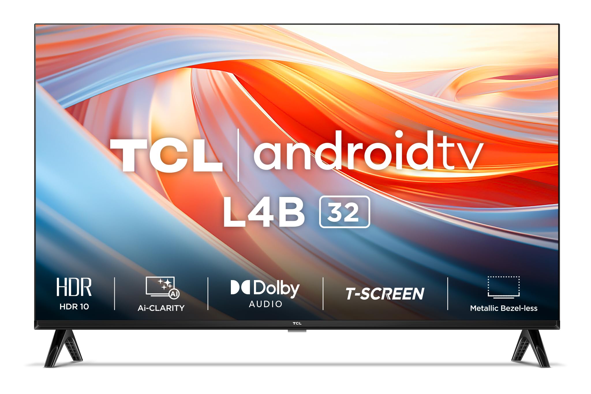 TCL 79.97cm (32) HD Ready LED Smart Android TV 32L4B Image