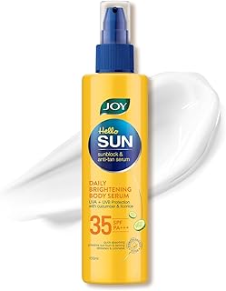 Joy Skin Brightening Body Sunscreen Lotion with SPF 35+++ for UV & Tan Protection Image