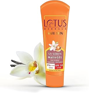 Lotus Herbals Safe Sun Uv Screen Matte Gel Spf 50 Image