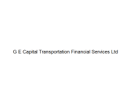 G E Capital Transportation Financial Services Ltd 