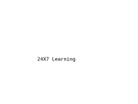 24X7 Learning